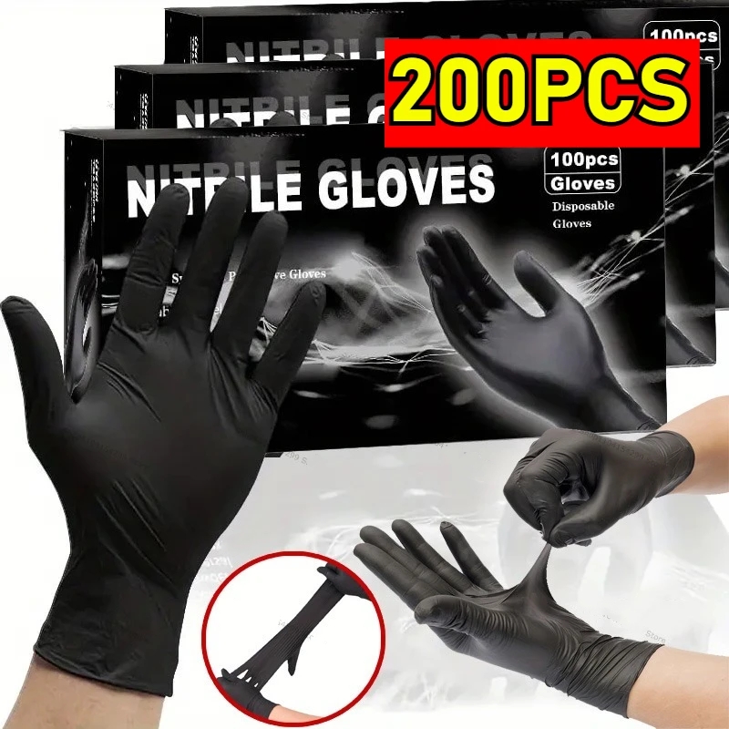 Nitrile Mechanic Glove - Jednorazowe nitrylowe wodoodporne rękawice do mycia
