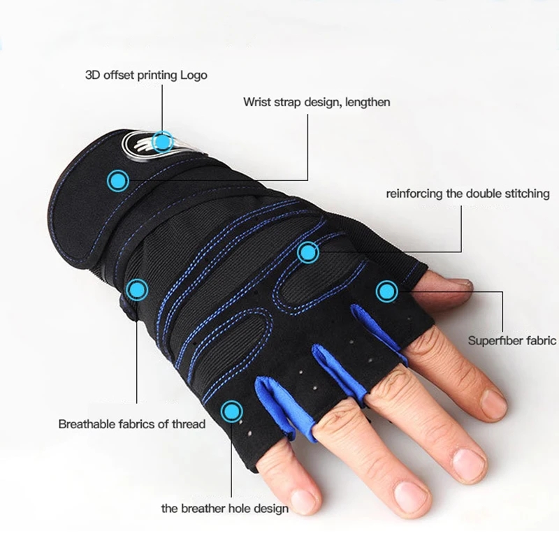 Rękawiczki gimnastyczne dla mę – Cycling Glove Padded recenzja i cena