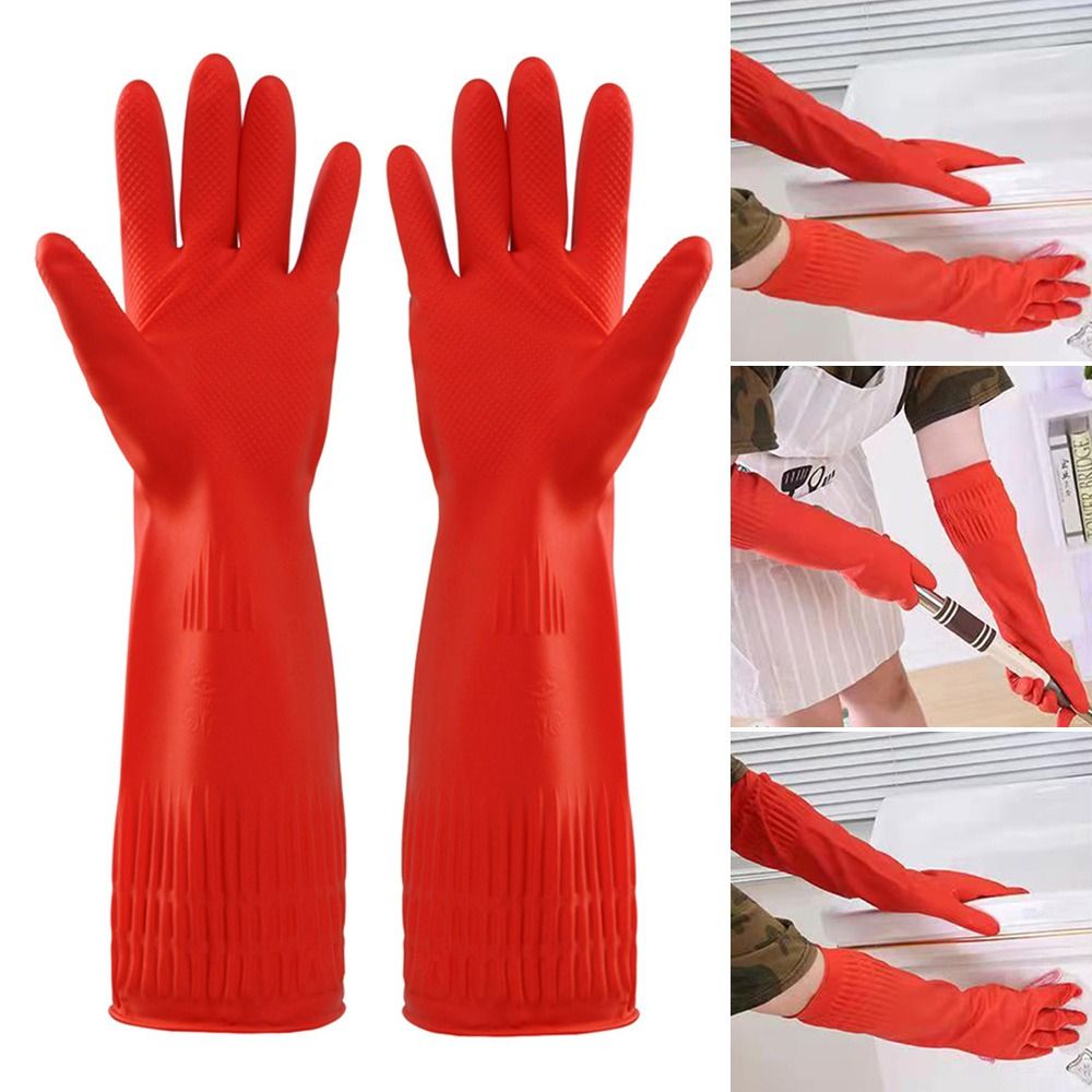 1 para wytrzymałej rękawice gu – Dish Glove Rubber recenzja i cena