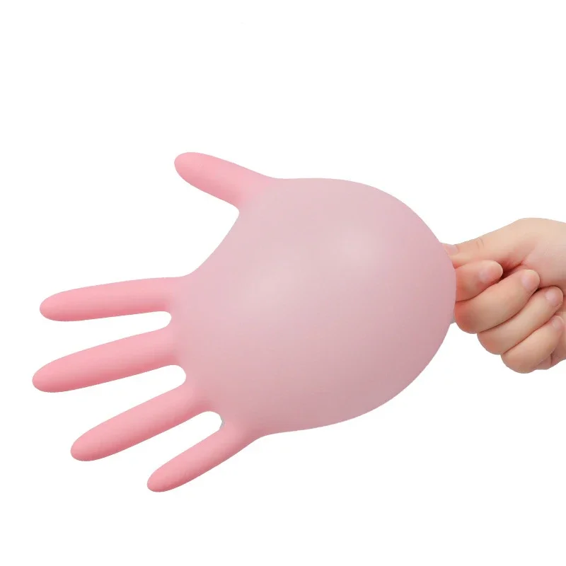 20/50/100 SZTUK Różowe Rękawic – Nitrile Mechanic Glove recenzja i cena