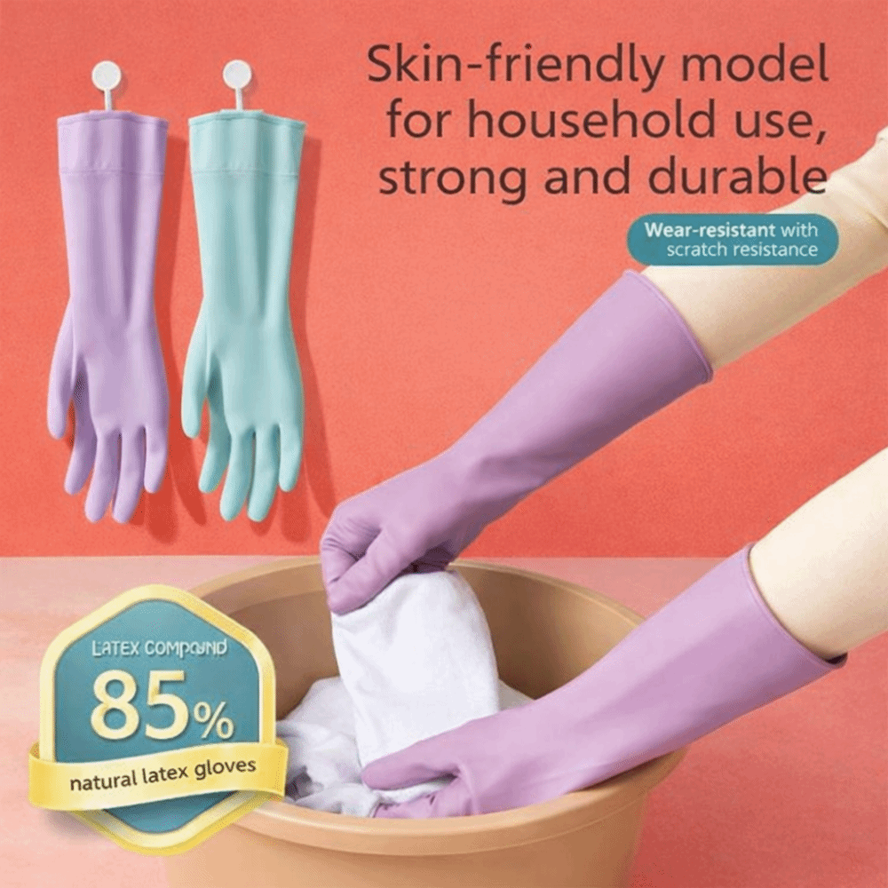 Lateksowe rękawice do mycia na – Dish Glove Rubber recenzja i cena