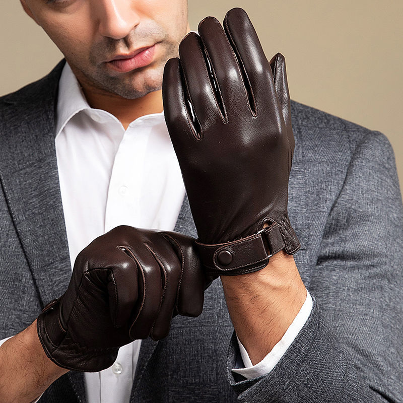 2024 Męskie rękawiczki ze skór – Leather Driving Glove recenzja i cena