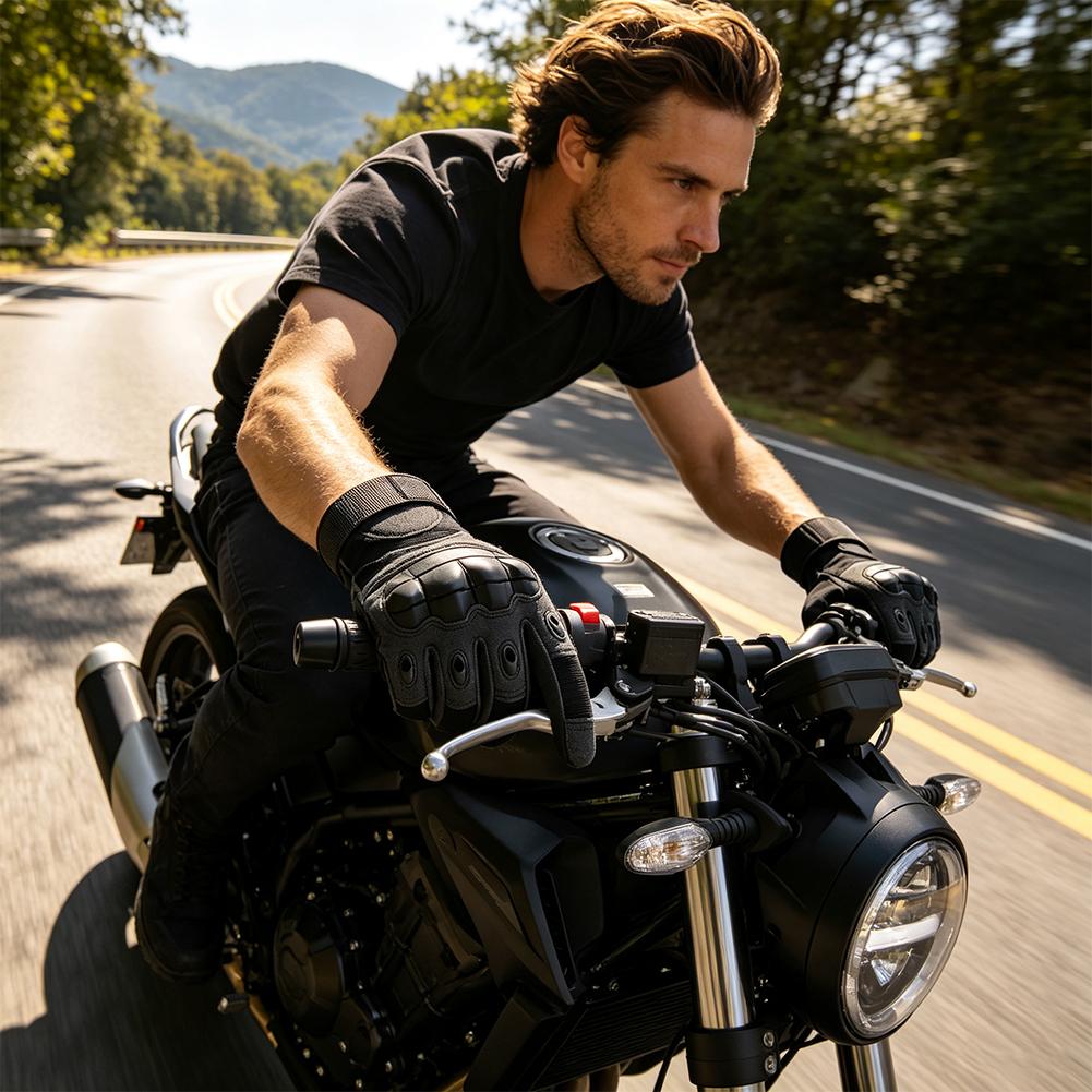 Rękawice motocyklowe z twardą  – Motorcycle Glove Knuckle recenzja i cena