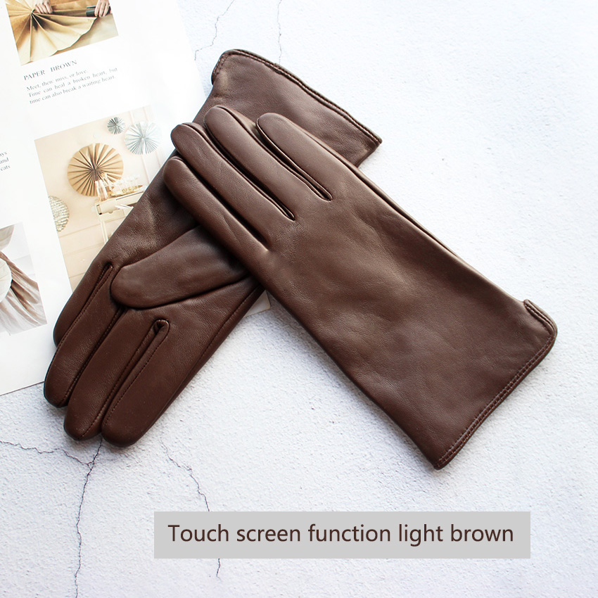 Damskie kolorowe rękawiczki ze – Leather Driving Glove recenzja i cena