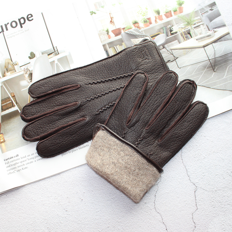 Nowe męskie rękawice ze skóry  – Leather Driving Glove recenzja i cena